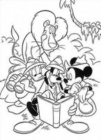 kolorowanki Goofy do wydruku malowanka Disney numer 102